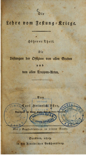 Die Leistungen der Offiziere von allen Graden und von allen Truppen-Arten