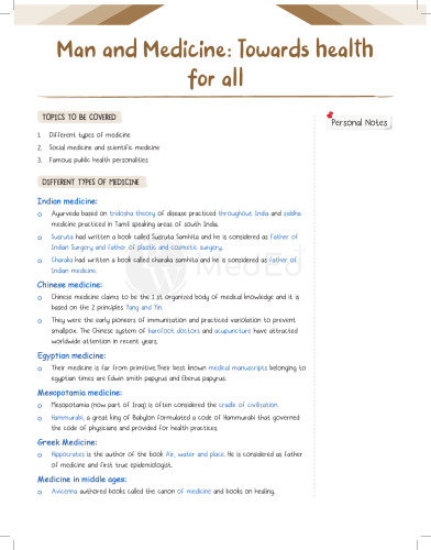 Physics Wallah MedEd Notes Community Medicine