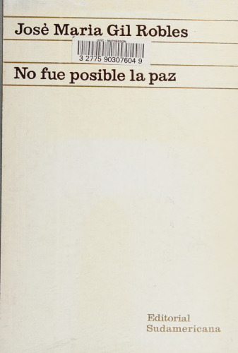No fue posible la paz