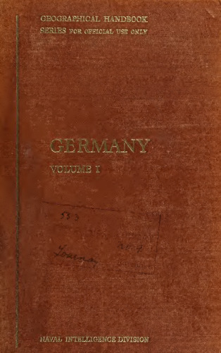 Germany V. 1. Physical geography.
