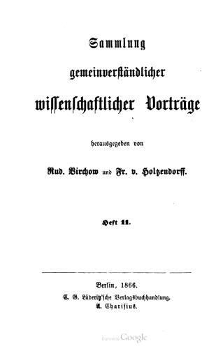 Ueber Aberglauben und Mysticismus [Mystizismus] in der Medizin