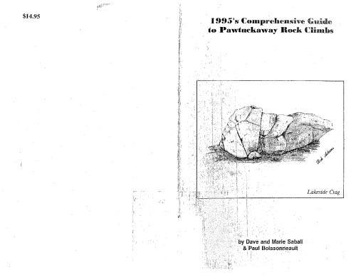 1995's Comprehensive Guide to Pawtuckaway Rock Climbs