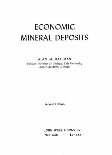 Economic Mineral Deposits