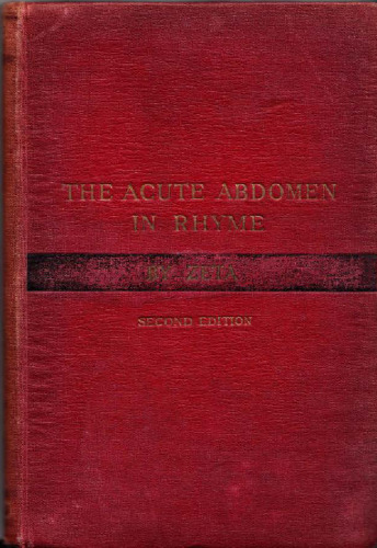 Acute Abdomen In Rhyme