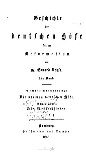 Die kleinen deutschen Höfe