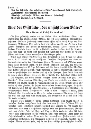 Aus der Giftkueche der unsichtbaren Vaeter