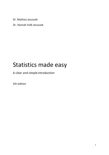 Statistics made easy 5th Edition