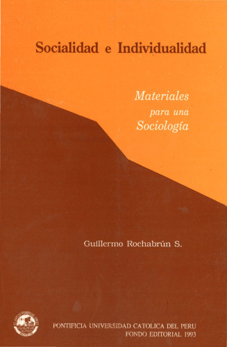 Socialidad e Individualidad. Materiales para una Sociología