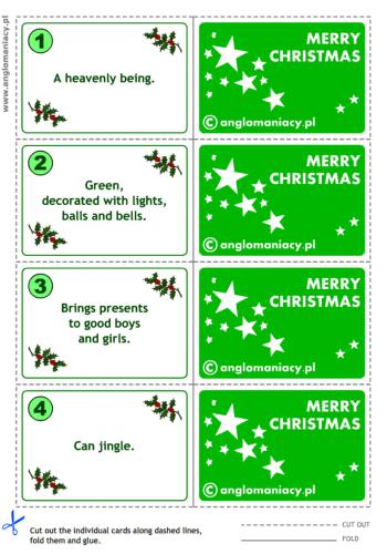 Worksheet - Christmas board game