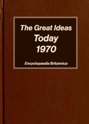 The Great Ideas Today 1970