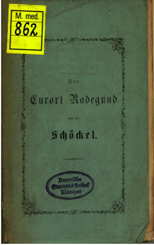 Der Curort [Kurort] Radegund am Schöckel