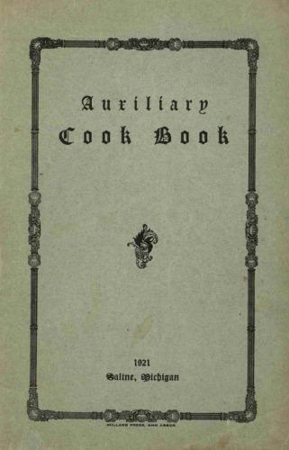 Auxiliary Cook Book