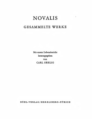 Gesammelte Werke - Dritter Band