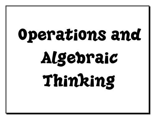 5th Grade Common Core Math Standards
