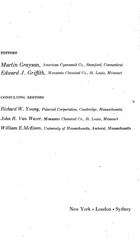 Topics in Phosphorus Chemistry