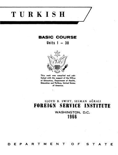 Turkish : basic course