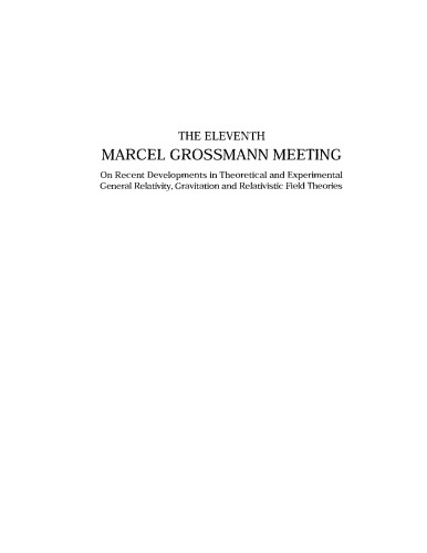 Procs, 11th Marcel Grossmann Mtg on Gen. Relativity [Part A]
