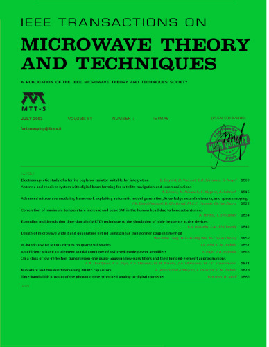 IEEE MTT-V051-I07 (2003-07)