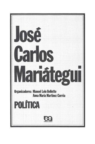 José Carlos Mariátegui : política