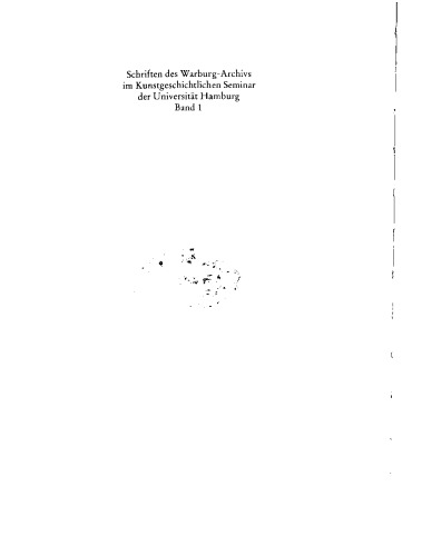 Aby Warburg. Akten des internationalen Symposions Hamburg 1990