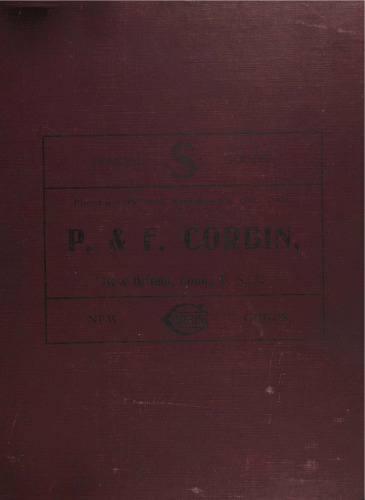 P. & F. Corbin S Catalogue