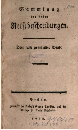 Sammlung der besten Reisebeschreibungen