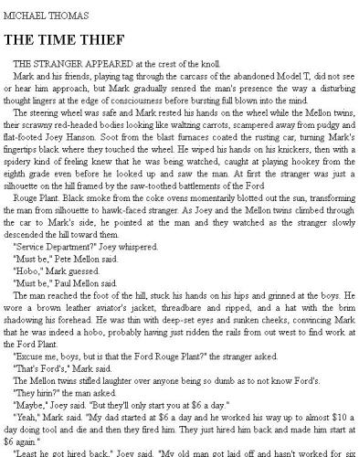 The Time Thief