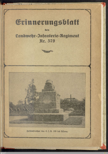 Landwehr-Infanterie-Regiment Nr. 379