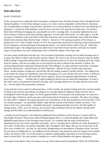 The Myopia and Other Plays