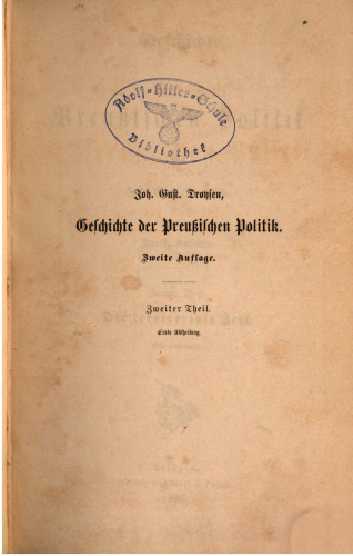 Die territoriale Zeit