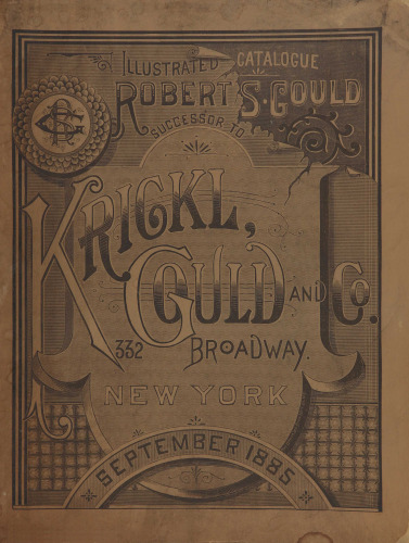 Illustrated Catalogue of Robert S. Gould - 1885