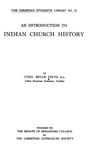 An introduction to Indian church history