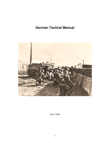 German Tactical Manual