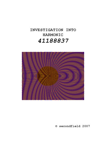 Bruce Cathie - Investigation of Harmonic