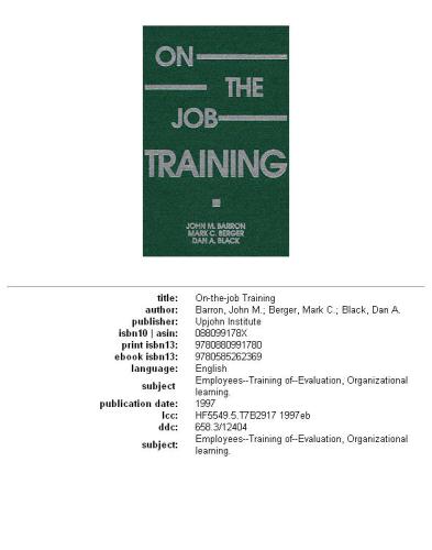 On-The-Job Training