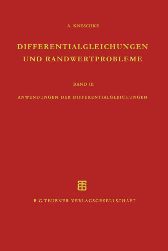 Anwendungen der Differentialgleichungen
