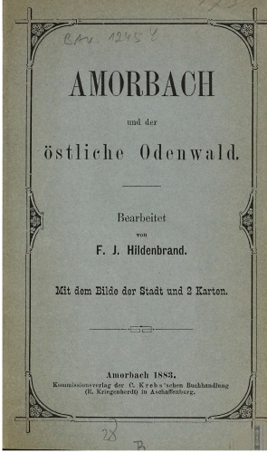 Amorbach und der östliche Odenwald