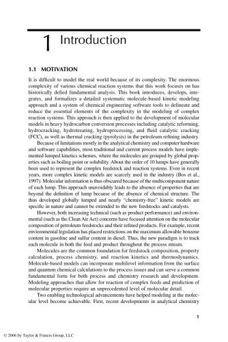 Molecular Modeling in Heavy Hydrocarbon Conversions