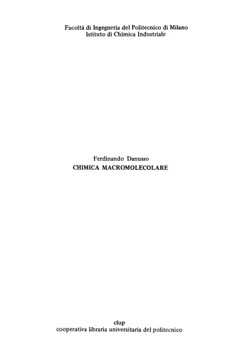 Chimica macromolecolare
