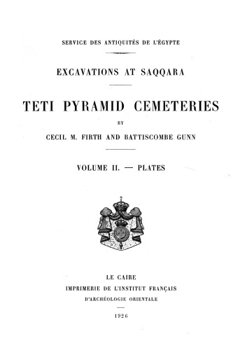 Teti Pyramid cemeteries