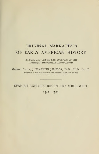 Spanish Exploration in the Southwest 1542-1706