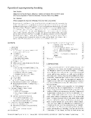 Dynamical supersymmetry breaking