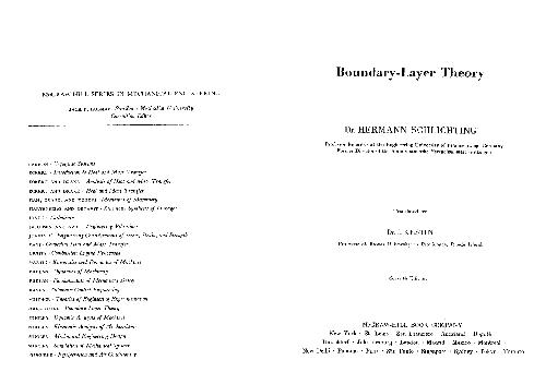 Boundary Layer Theory