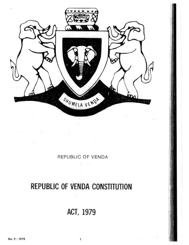 Republic of Venda Constitution