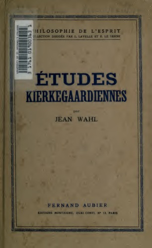 Études Kierkegaardiennes