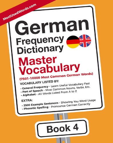 MostUsedWords.com German Frequency Dictionary - Book 4