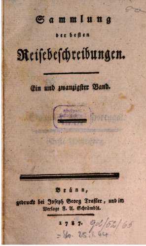 Sammlung der besten Reisebeschreibungen