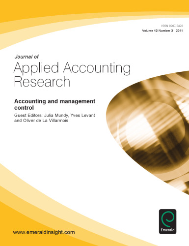 Accounting and Management Control