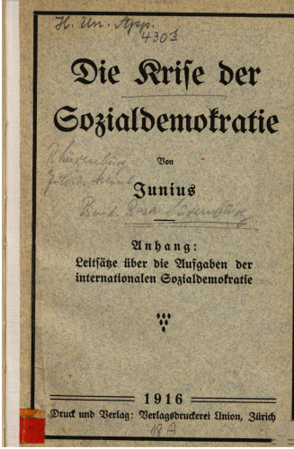 Die Krise der Sozialdemokratie