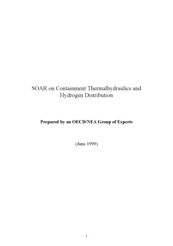 State-of-the-art report on containment thermalhydraulics and hydrogen distribution